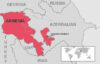 Hegyi-Karabah térképe. | wikipedia: Aivazovszkij/Kmusser