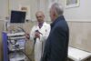 John Eibner, a CSI ügyvezető igazgatója 2017. februárban ellátogatott Dr. Nabil Antaki klinikájára. Az Aleppói orvos, CSI partner számára nem kétséges, hogy Szíriában szigorú védőintézkedésekre van szükség. (CSI)