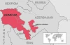 Hegyi-Karabah térképe. | wikipedia: Aivazovszkij/Kmusser